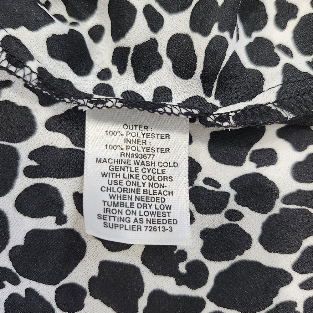 Boutique Size 3X Black and White Sleeveless Relaxed Tank Top - Picture 6 of 8